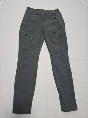 Athleta Women Headlands Hybrid Dark Green Cargo Pants Size 6